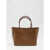 Valentino Garavani Vlogo Side Shopping Bag BROWN