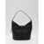 Valentino Garavani Vlogo Leather Hobo Bag BLACK