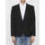 Saint Laurent Tuxedo Jacket In Grain De Poudre BLACK