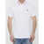 Moncler Piquet Cotton Polo Shirt WHITE