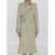 Burberry Trench Coat In Cotton Blend BEIGE