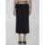 THE ATTICO Midi Skirt BLACK