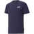 PUMA Ess Small Logo Tee granatowy