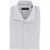 CORNELIANI Pin Check Patterned Linen Blend Shirt White