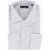 CORNELIANI Pin Check Patterned Linen Blend Shirt White