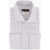 CORNELIANI Windowpane Check Linen Blend Shirt White