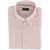 CORNELIANI Id Stretch Cotton Shirt With Gingham Motif Pink