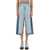 Stella McCartney Denim Skirt With Contrasting Panel DENIM