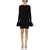 ROTATE Birger Christensen Knitted Mini Dress BLACK