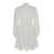 ZIMMERMANN 'Acacia'White Mini Dress With All-Over Broderie Anglaise And Scallop Hem In Tech Fabric Stretch Woman WHITE