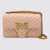 Pinko Pinko Light Pink Leather Love Mini Icon Simply Shoulder Bag POWDER