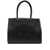 Tory Burch 'Ella' Black Tote Bag In Eco-Leather Woman Black