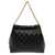 Tory Burch 'Fleming' Black Shoulder Bag With Logo Charm In Quilted Leather Woman Black