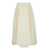 TOTÊME White Skirt With Cannon Pleats In Wool And Silk Blend Woman WHITE