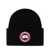 CANADA GOOSE Canada Goose Logo Wool Beanie Black