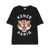 Kenzo Kenzo Cotton T-Shirt With Tiger And Logo Print Black