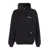 REPRESENT Black Hoodie With Front And Back Logo Print In Cotton Man Black