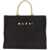 Marni Borsa Tote Large In Rafia BLACK