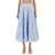 ROTATE Birger Christensen Floral Maxi Skirt BABY BLUE