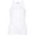 THE ATTICO The Attico Allover Logo Cotton Tank Top WHITE