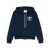 ADIDAS ORIGINALS BY WALES BONNER Adidas Originals By Wales Bonner Logo Zipped Hoodie BLUE