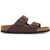 Birkenstock Arizona Slides Narrow Fit DARK BROWN