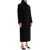 THE ATTICO Long Woolen Cloth Coat BLACK