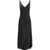 Alexander McQueen cracked finish Long Dress BLACK