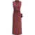 Magda Butrym Long slit dress BORDEAUX