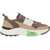 Valentino Garavani Leather And Mesh Sneaker MULTICOLOUR