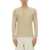 Tom Ford Ribbed "Henley" T-Shirt BEIGE