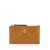 Tory Burch Brown Card-Holder With Double T Detail In Chevron Leather Woman BROWN