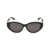 Balenciaga Balenciaga Sunglasses 001 BLACK BLACK GREY