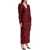 ROTATE Birger Christensen 'Mesh Dress With Embroidered Flower Details' TAWNY PORT