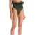 Magda Butrym High-Waisted Bikini Bottom With Flower-Shaped Clip. GREEN