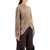 THE ATTICO Asymmetric Wool And Cashmere Pullover CAMEL