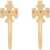 Tory Burch Ears "Eleanor" GOLD