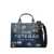 Marc Jacobs 'The Tote Bag Media' Blue Handbag With Logo Printing And Ripped Details In Denim Woman MULTICOLOR