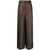 Fendi Fendi Ff Silk Trousers BROWN