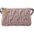 Fendi Monogram FF Clutch Bag DUSTY MAUVE+OS