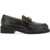 Valentino Garavani 40Mm Calfskin "Vlogo Locker" Loafer BLACK