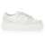 Fendi "Fendi Match" Lace-Up Sneaker WHITE