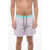 John Richmond Bicolor Boxer Swimsuit Pink