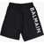 Balmain Contrasting Logo Swimshorts Black