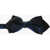 Christian Lacroix Striped Silk Bow Tie Blue