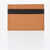 CORNELIANI Leather Card Holder With Contrasting Detail Orange