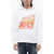 DSQUARED2 Brushed Cotton D2 Juicy Cool Fit Hoodie White