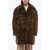 Jil Sander Fuzzy Wool Coat Brown