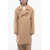 Jil Sander Wool Double Breasted Coat Beige