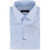 CORNELIANI Trend Standard Collar Popeline Shirt Light Blue